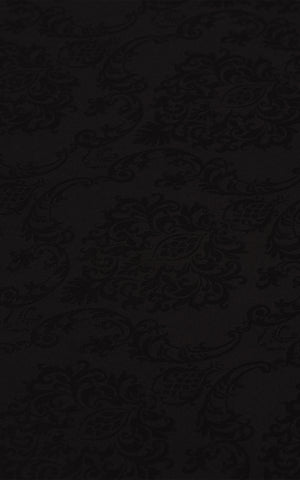 Nappe Ronde Jacquard Noir - 160 cm