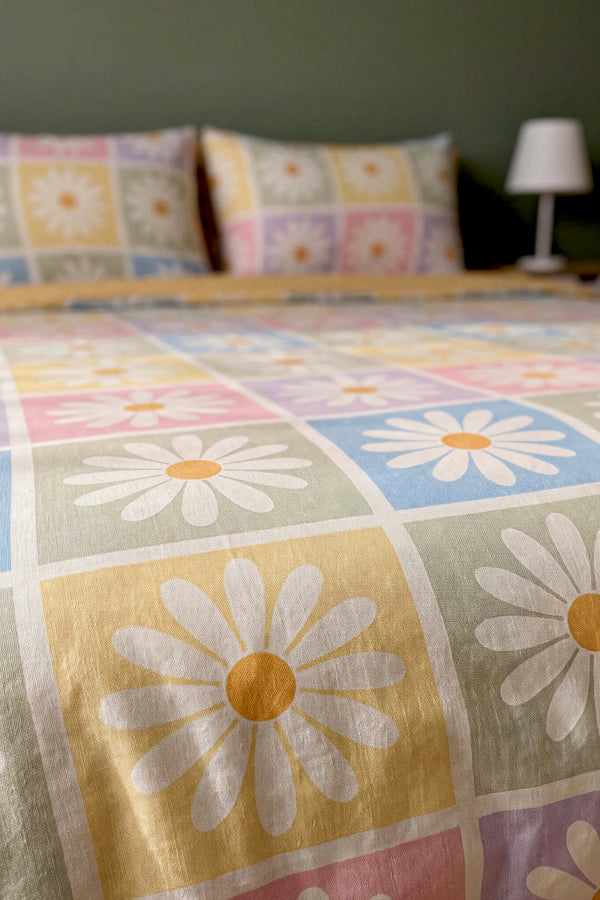 Candy Bloom Ensemble de Housse de Couette Double