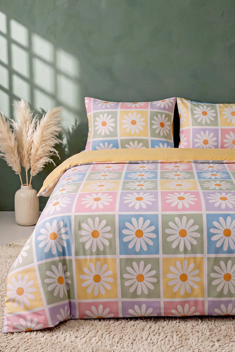 Candy Bloom Ensemble de Housse de Couette Double