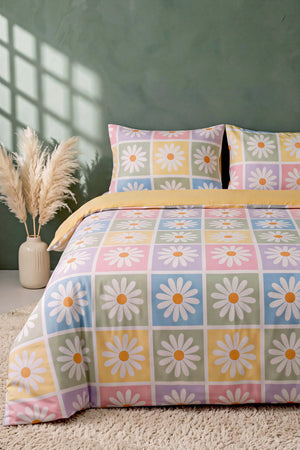 Candy Bloom Ensemble de Housse de Couette Double