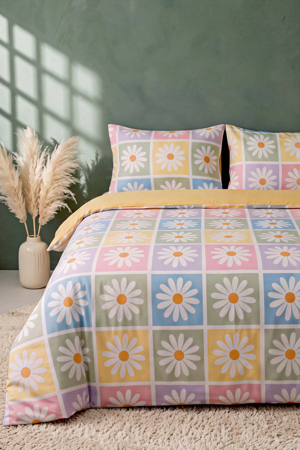 Candy Bloom Ensemble de Housse de Couette Double
