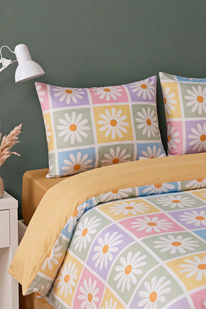 Candy Bloom Ensemble de Housse de Couette Double