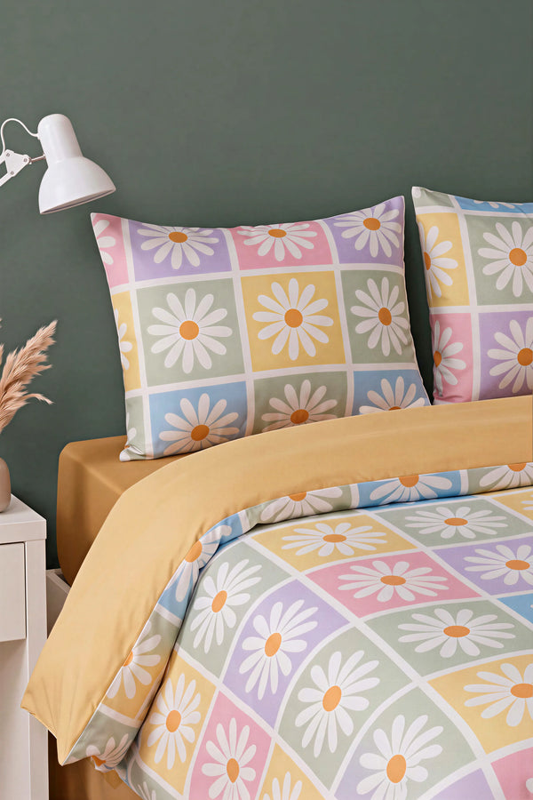 Candy Bloom Ensemble de Housse de Couette Double