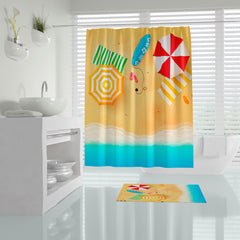 Rideau De Douche Imperméable Été - 180x200 cm