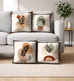 Lot De 4 Housses De Coussin Imprimées Sahara - 40x40