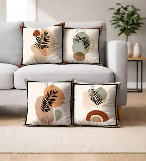 Lot De 4 Housses De Coussin Imprimées Sahara - 40x40