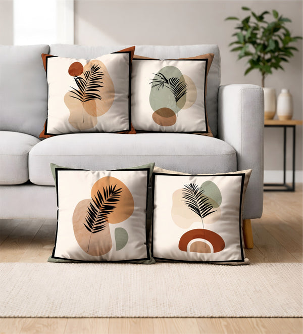 Lot De 4 Housses De Coussin Imprimées Sahara - 40x40