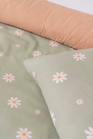 Ensemble de housse de couette double minimal yeşil