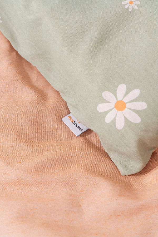 Ensemble de housse de couette double minimal yeşil