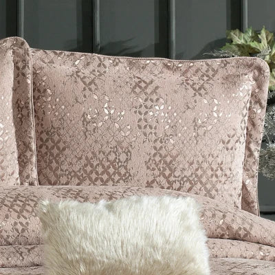 Anna Couvre-Lit Vieux Rose - 4 Pièces