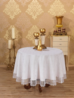 Nappe Ronde KDK Blanc - 160 cm
