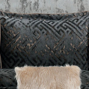 Diamond Couvre-Lit Gris Anthracite - 4 Pièces