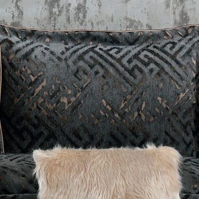 Diamond Couvre-Lit Gris Anthracite - 4 Pièces