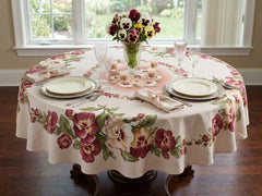 Hercai Nappe Ronde Imprimée - 160 cm
