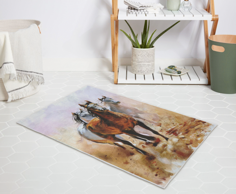 Tapis De Bain Cheval - 50x80 cm