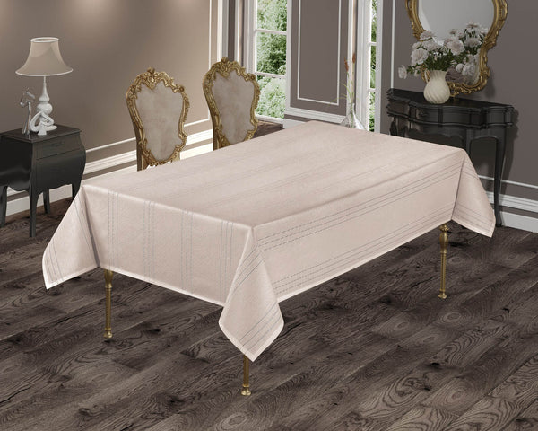 Nappe Rectangulaire COLBER Blanc cassé- 140x180 cm