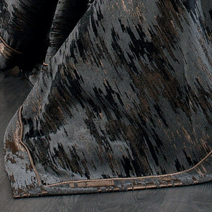 Couvre-Lit STELLA Gris anthracite 7 pièces