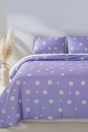 Ensemble De Housse De Couette double place mor papatya