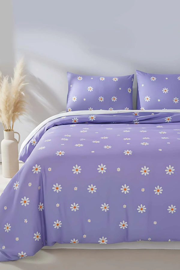 Ensemble De Housse De Couette double place mor papatya